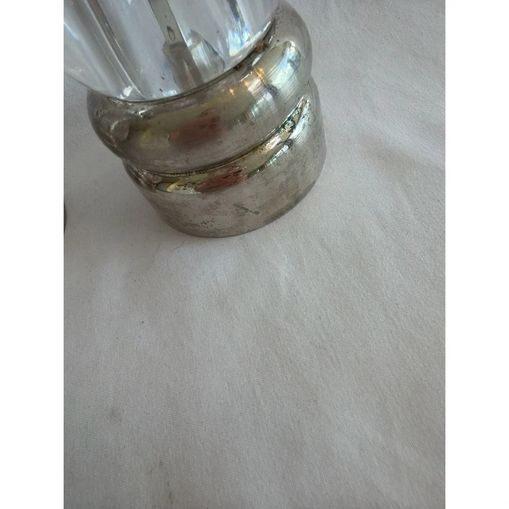 Olde Thompson 7-Inch Brushed Stainless Steel and Acrylic salt and Pepper Mill Se